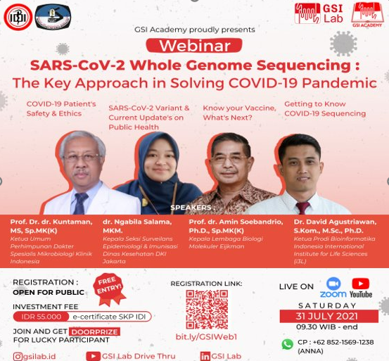 Webinar SARS-CoV 2 WGS