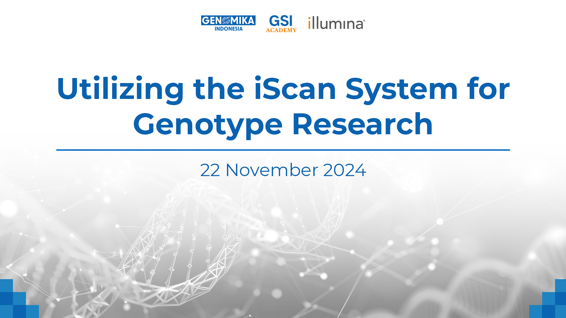 Utilizing the iScan System for Genotype Research November 2024