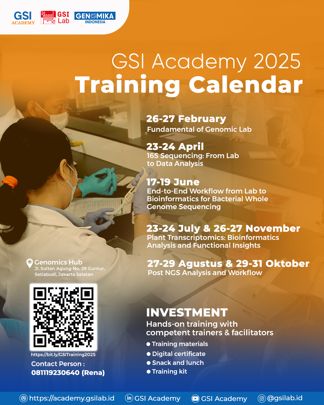 Fundamental of Genomics Laboratory Training Februari 2025
