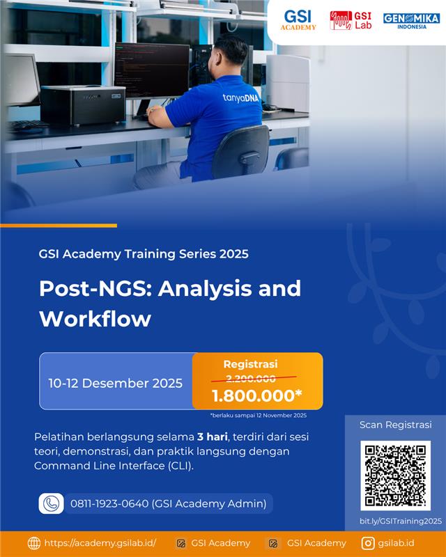 Training Post-NGS: Analysis and Workflow December 2025