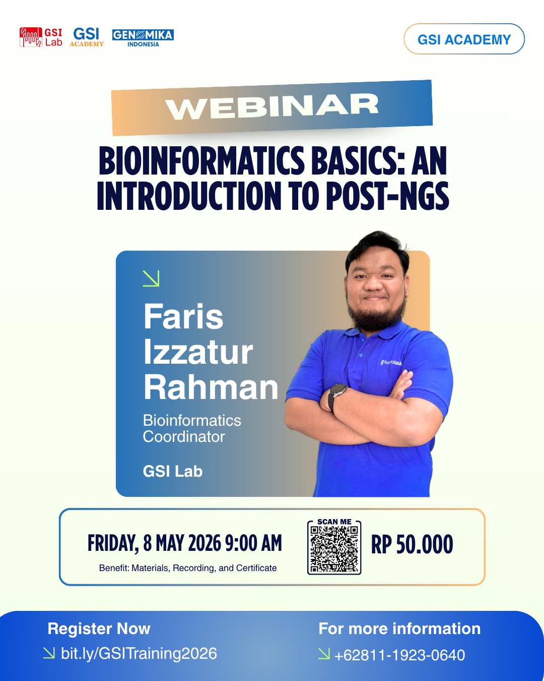 Webinar Bioinformatics Basics: An Introduction to Post-NGS 2026