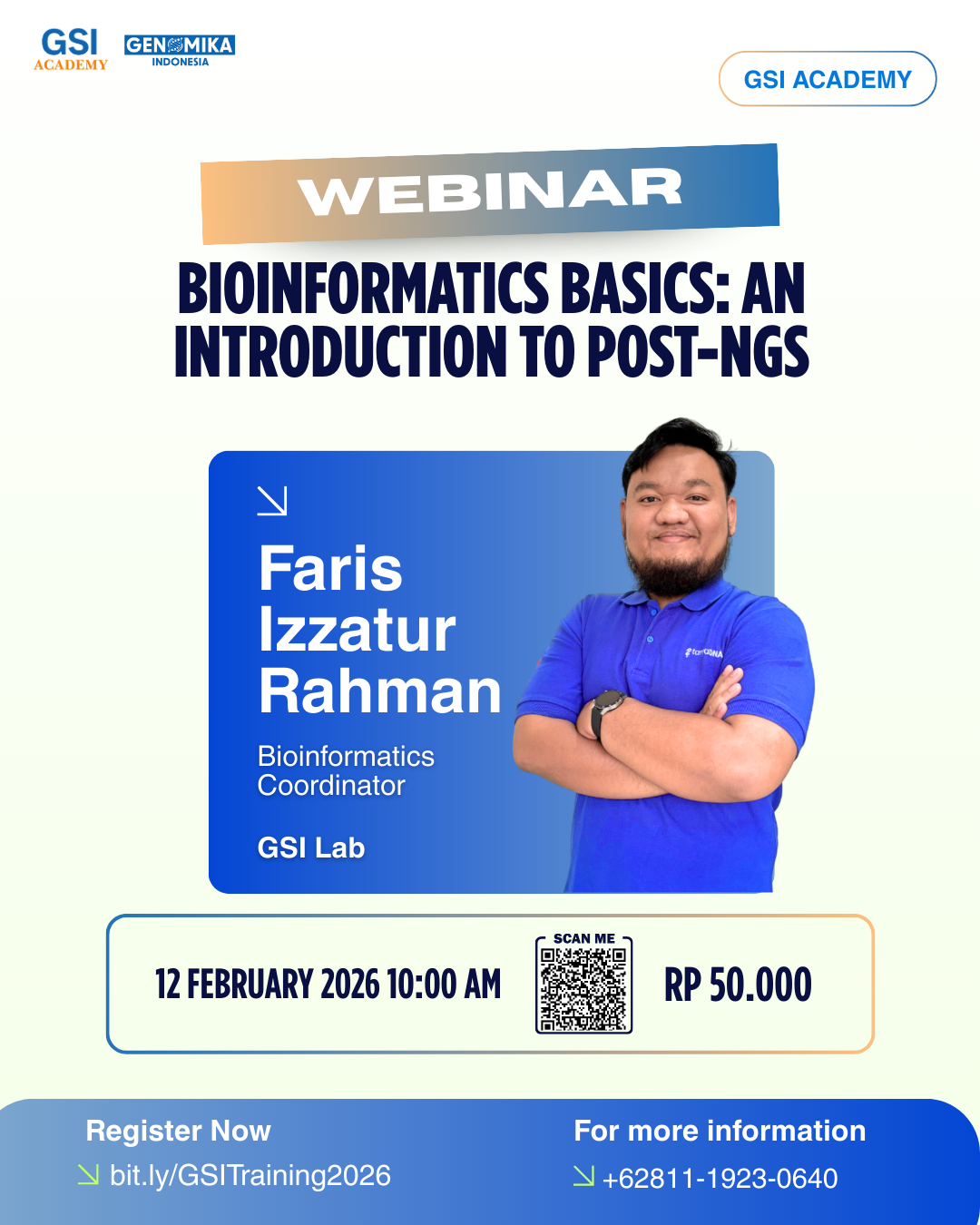 Webinar Bioinformatics Basics: An Introduction to Post-NGS Maret 2026