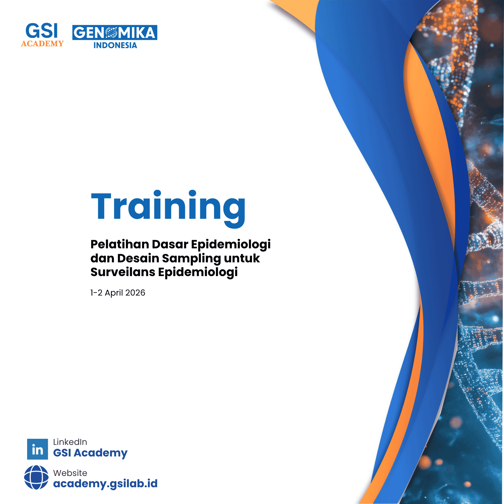 Pelatihan Dasar Epidemiologi dan Desain Sampling untuk Surveilans Epidemiologi
