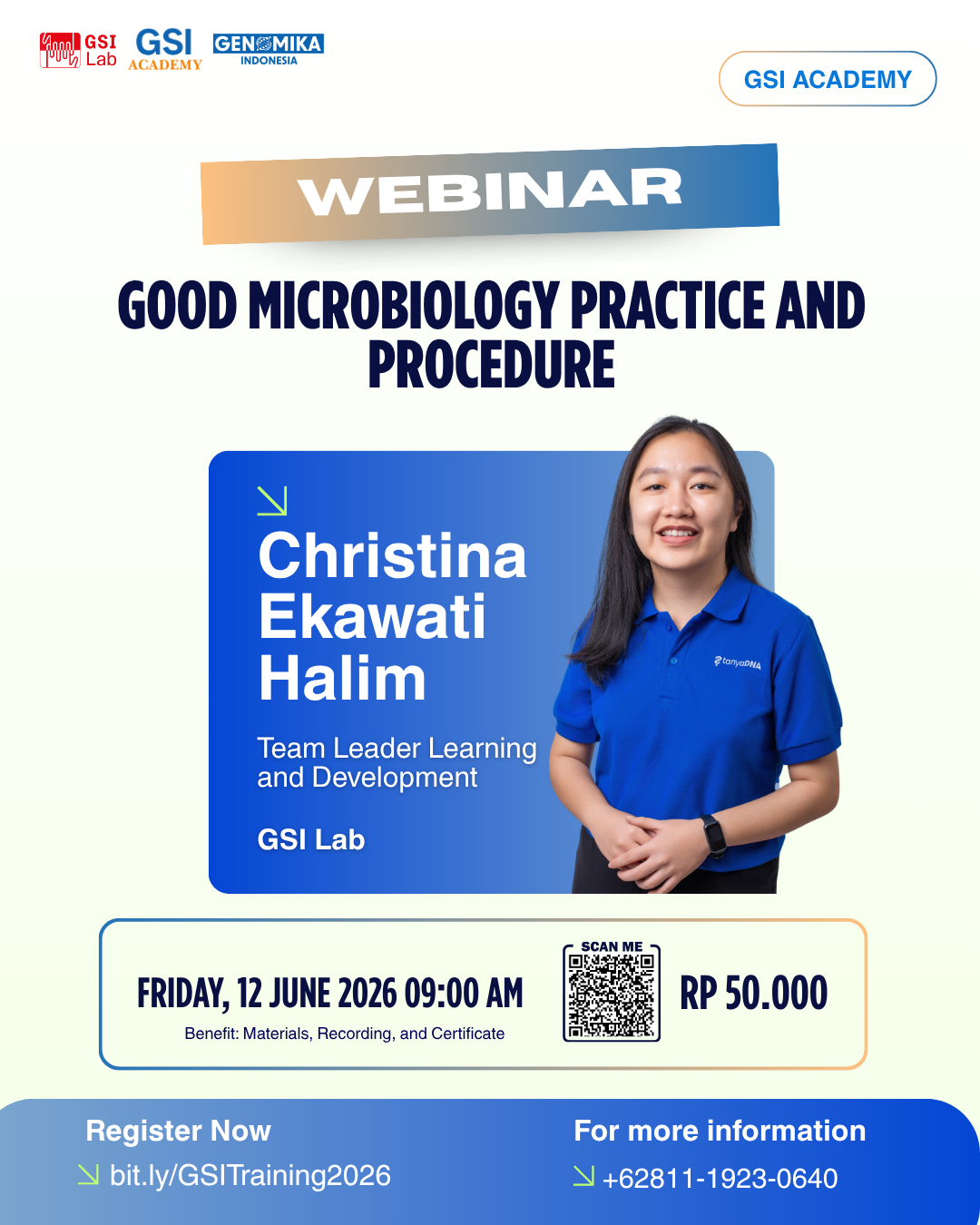 Webinar Good Microbiological Practice and Procedure