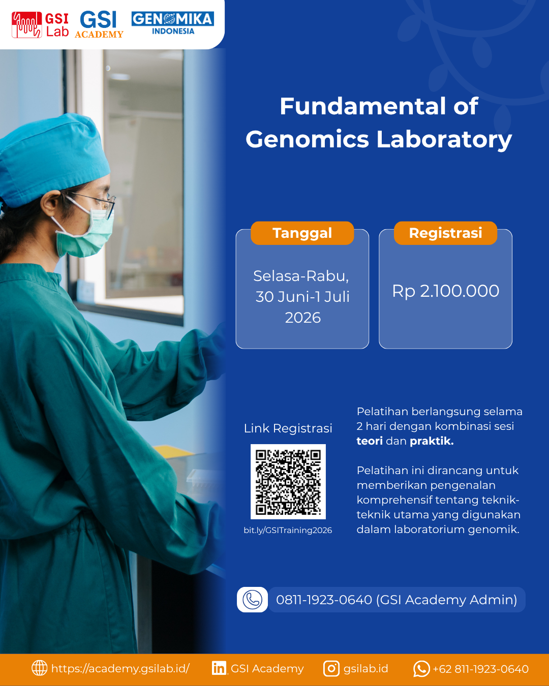 Fundamental of Genomics Laboratory Juni 2026